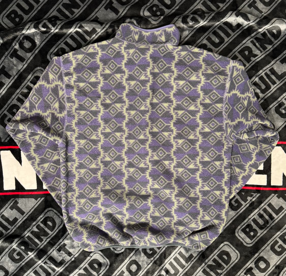 컬럼비아 1/4 지퍼 플리스 풀오버 퍼플 앤 라이트 그린 상품이미지2