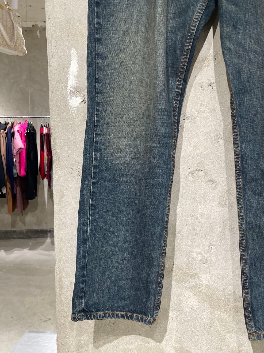 할리 데이비슨 진청 스트레이트 워싱 데님 팬츠 상품이미지4