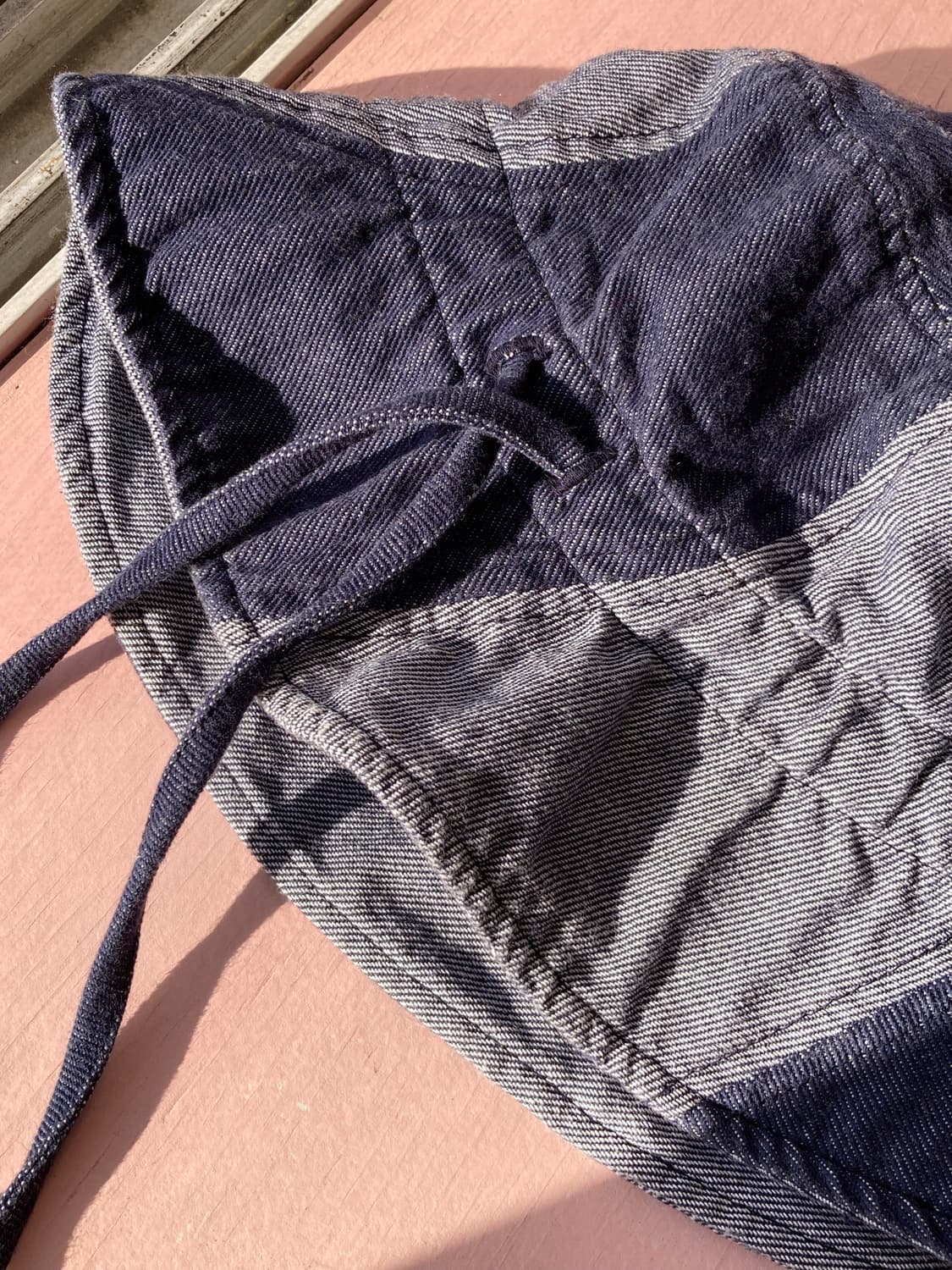  배색 데님 버킷햇 상품이미지2