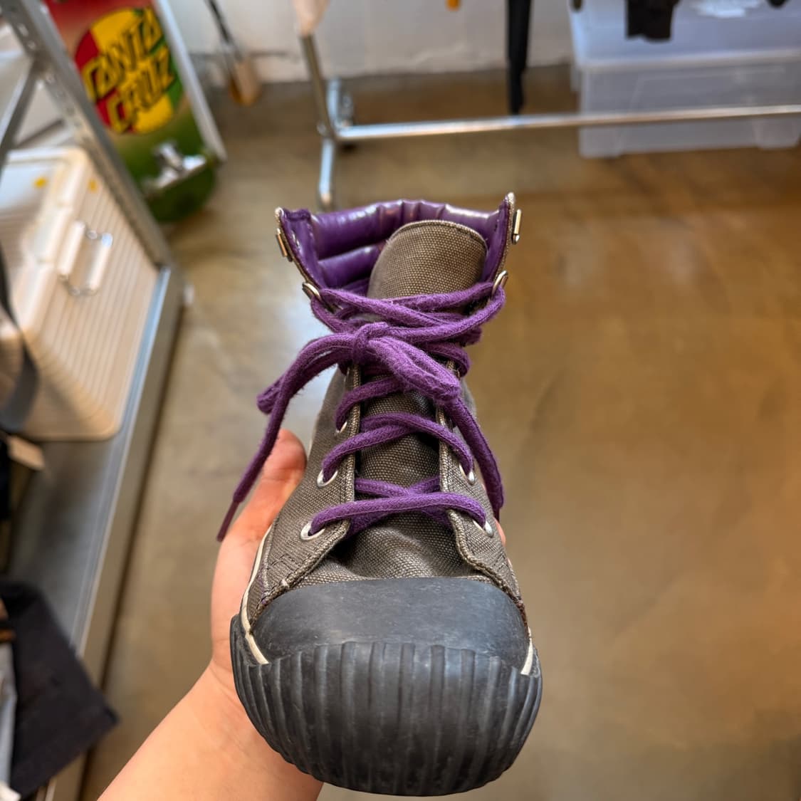 00S 컨버스 퍼플 스트랩 하이탑 트래킹 아미 트레이너 260 상품이미지2