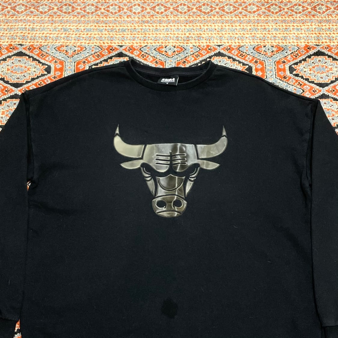 NBA 시카고불스 블랙 맨투맨 남성M 상품이미지2