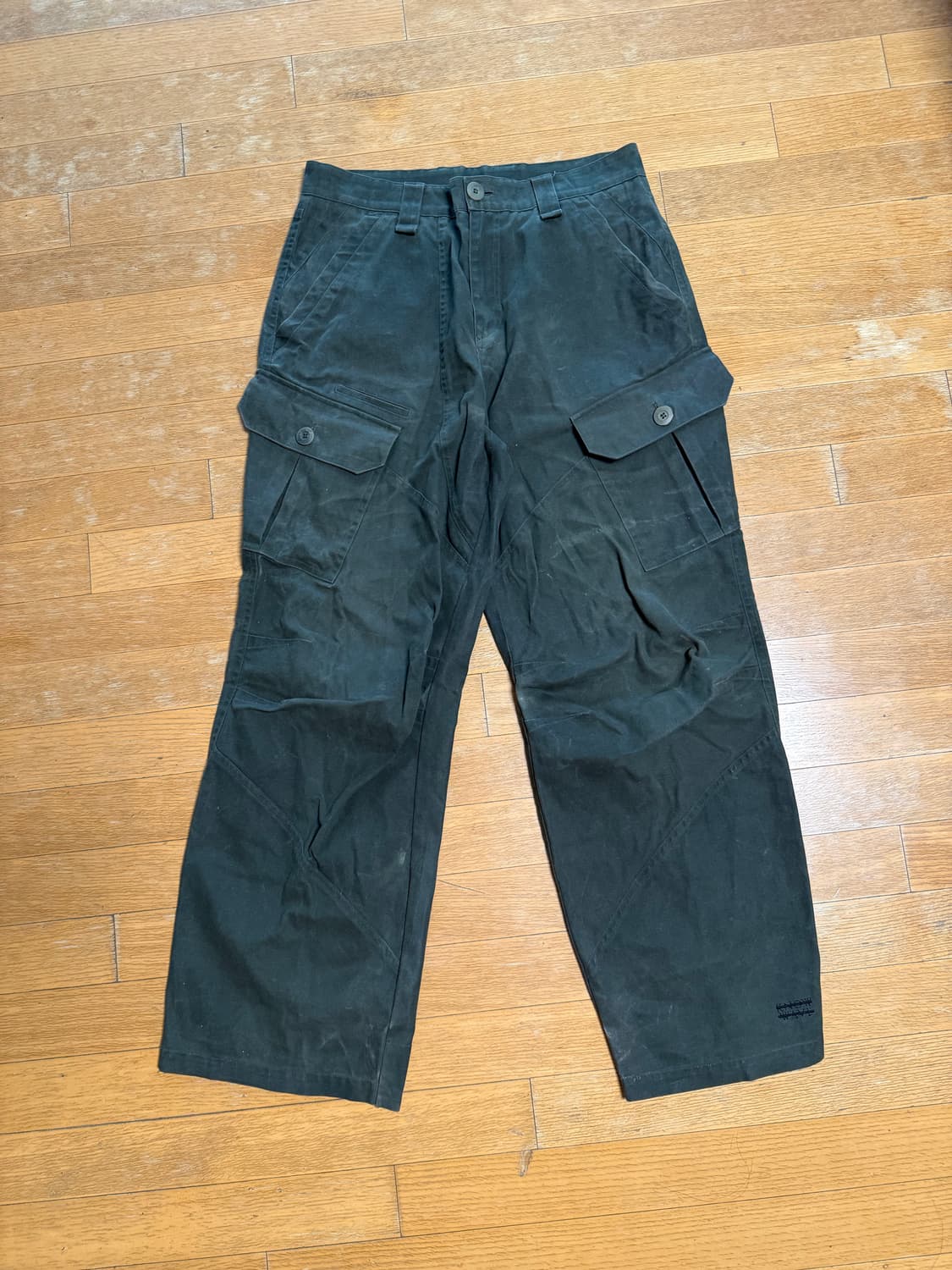 노우웨이브 코튼 왁스 빅 포켓 카고 팬츠 KNP017m(KHAKI) 상품이미지6