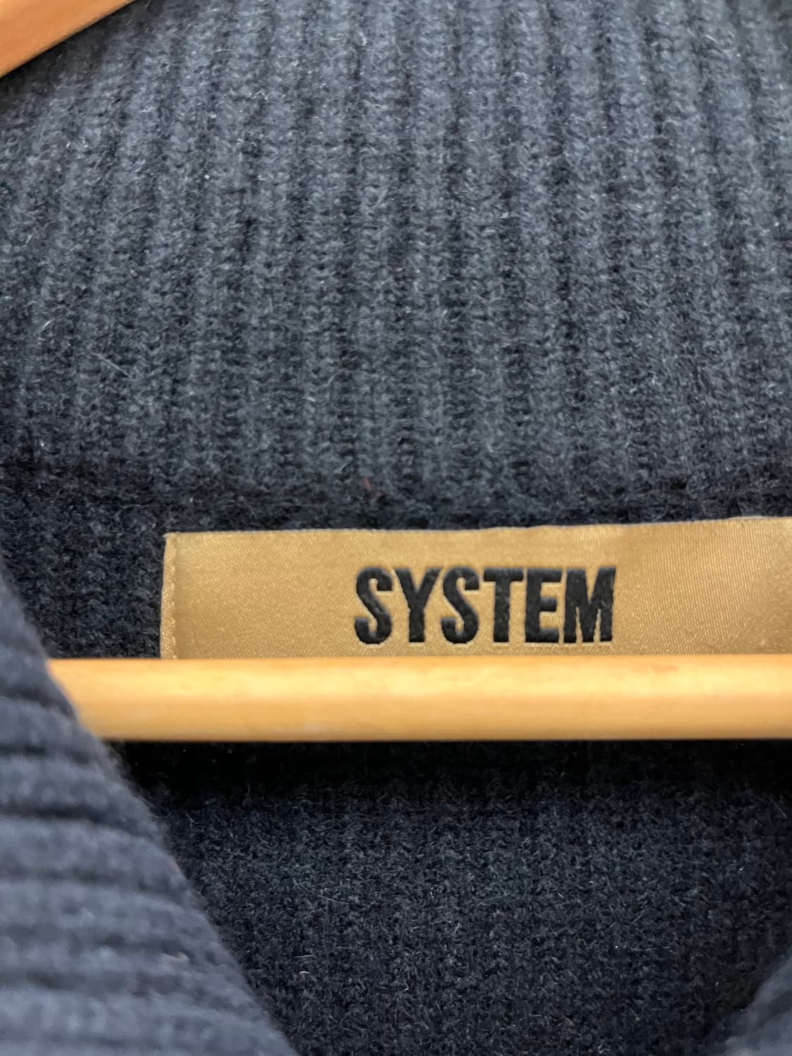 시스템옴므 블랙 부클레 케시미어 혼방 자켓 상품이미지4