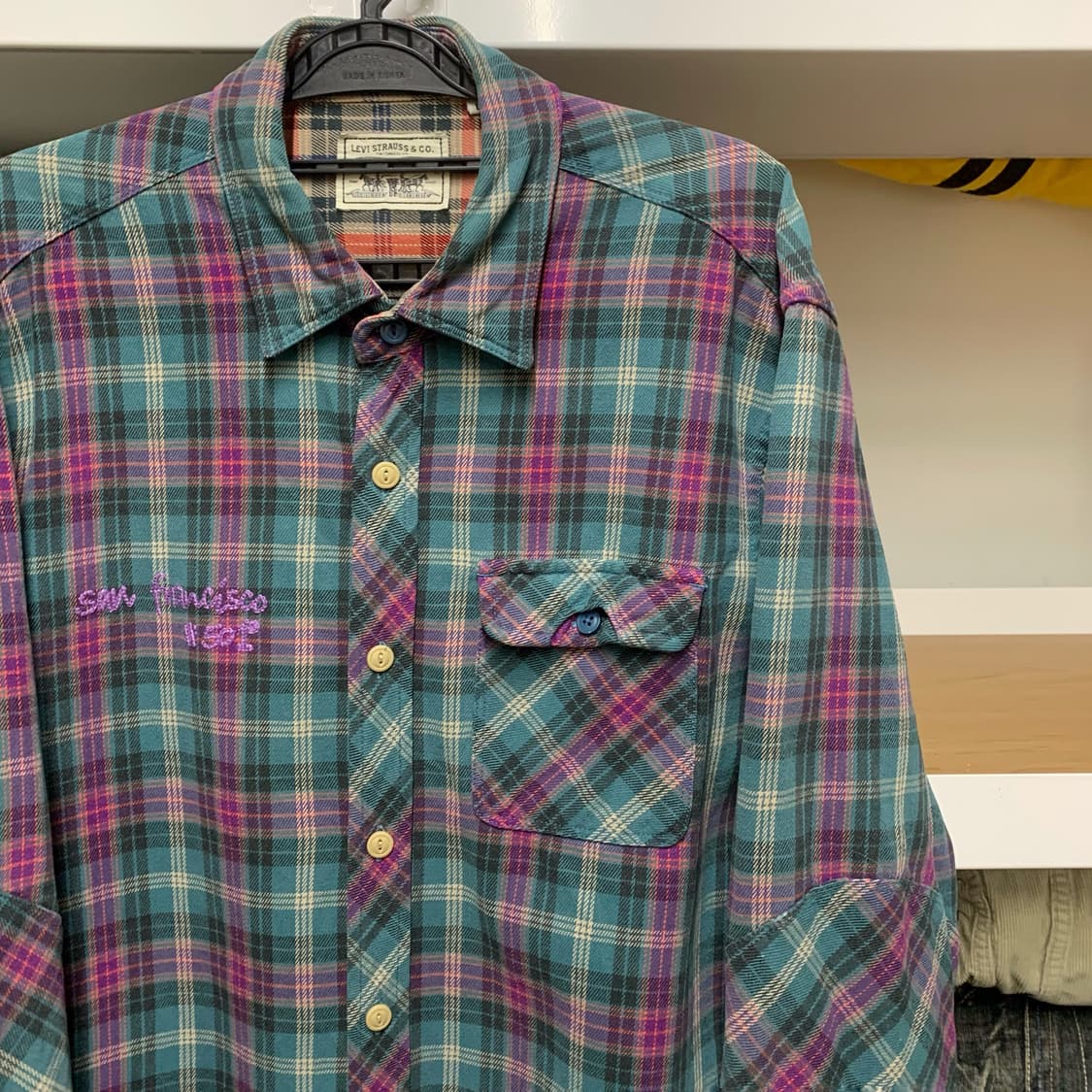 [L] 리바이스 헤비코튼 플란넬 워크셔츠 상품이미지1