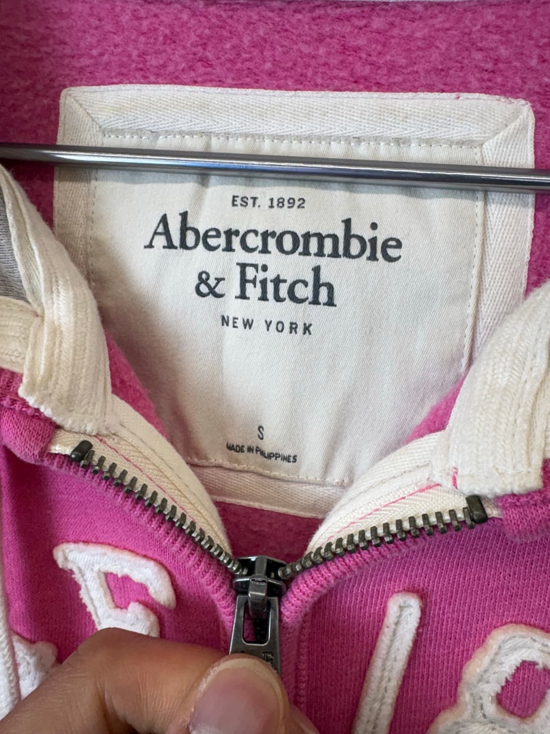 아베크롬비 빈티지 y2k 핑크 후드집업 상품이미지6