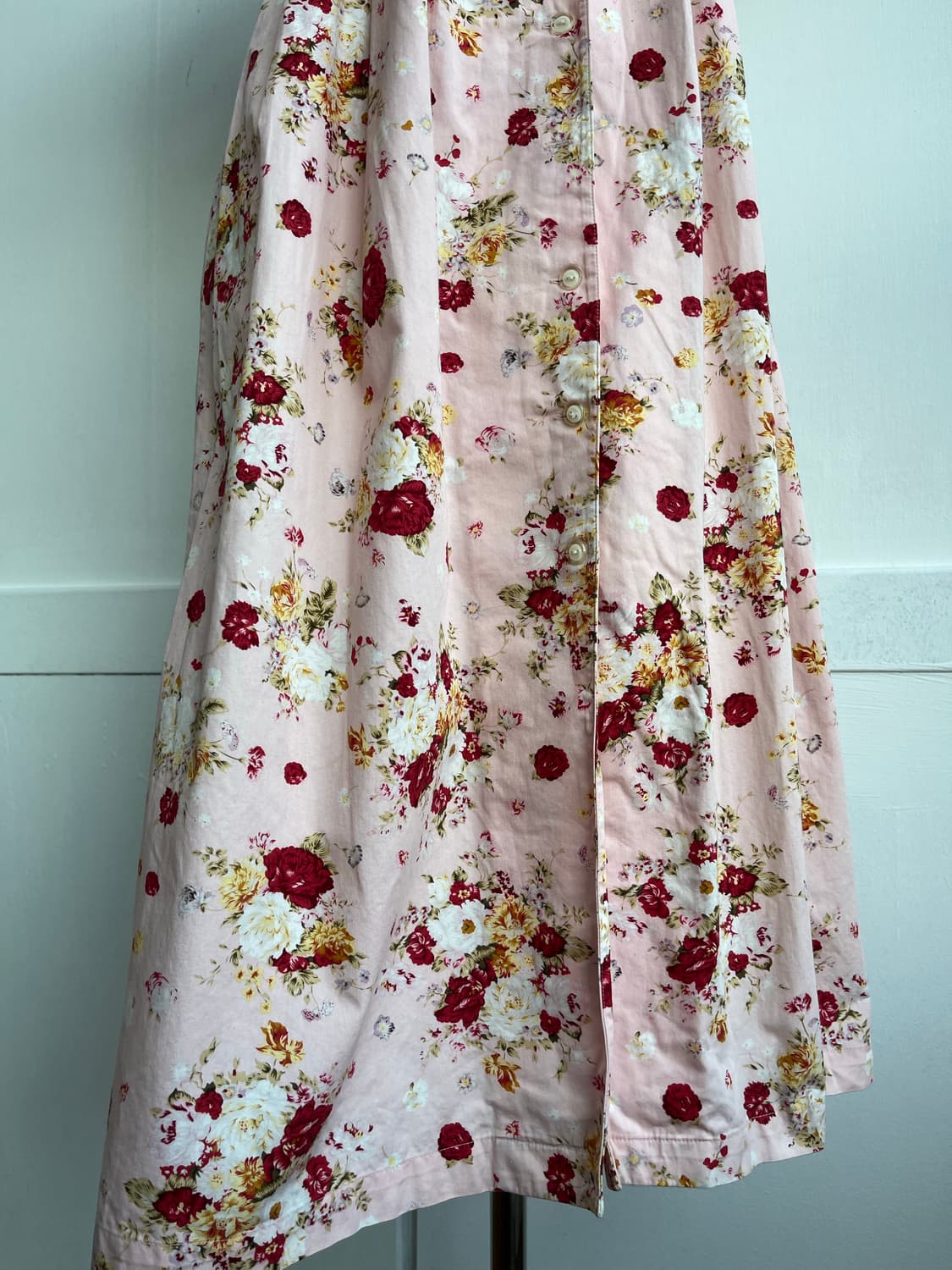 *SALE) 딸기우유 플로럴 카라 원피스 상품이미지3