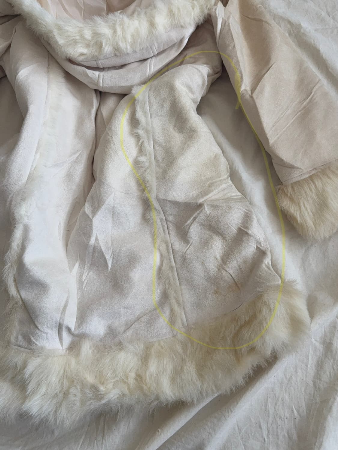 히메 로걀 양산형 무스탕 롱 코트 상품이미지7