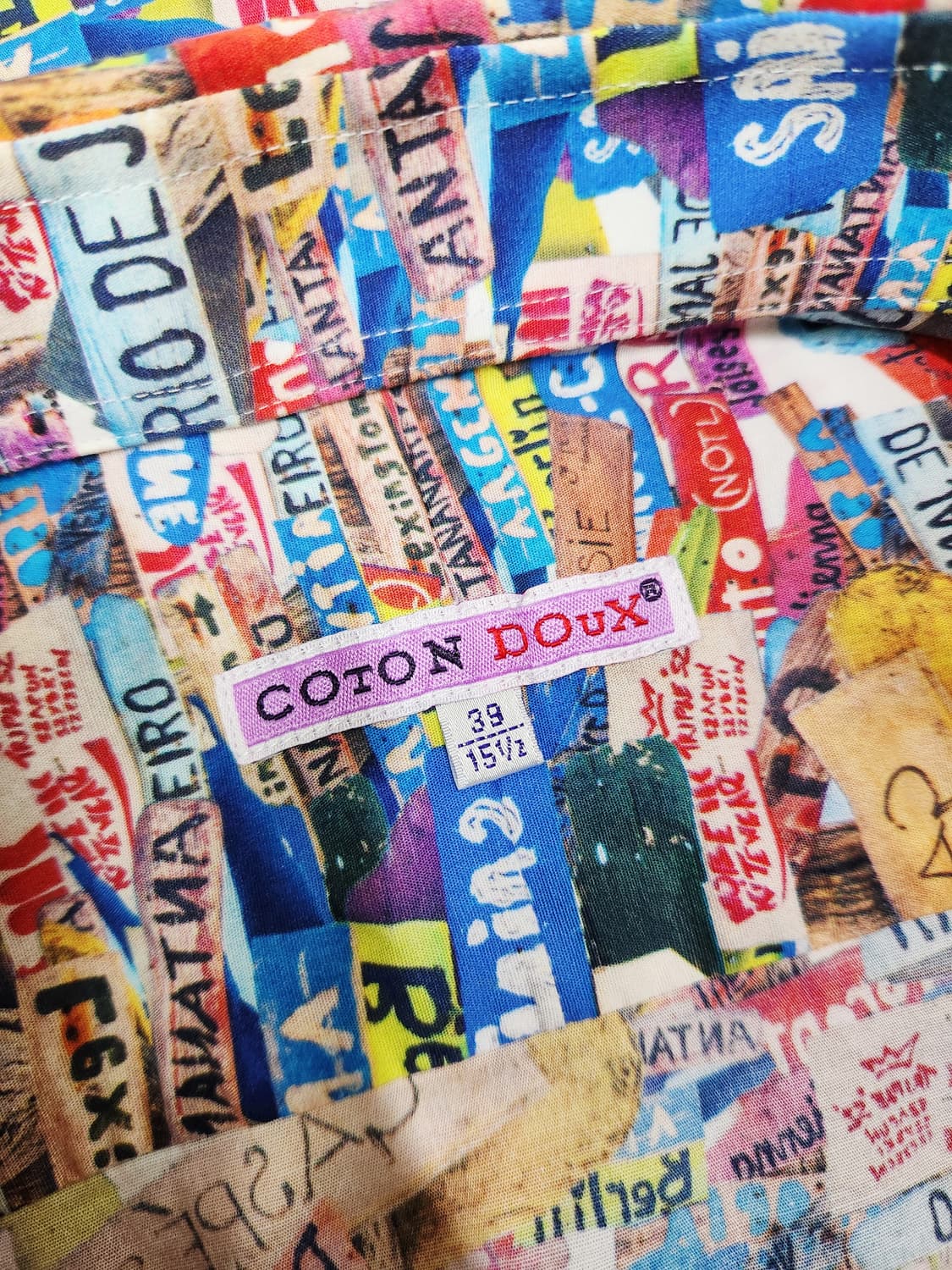 COTONDOUX 팝아트 캐주얼 셔츠 상품이미지9