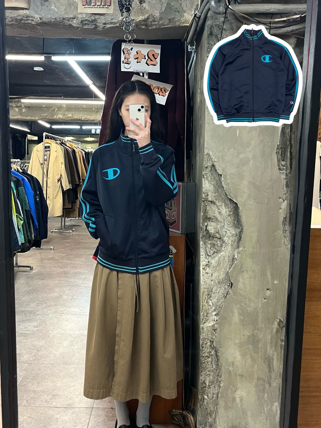 챔피온 져지 네이비 M #csz3463 상품이미지1