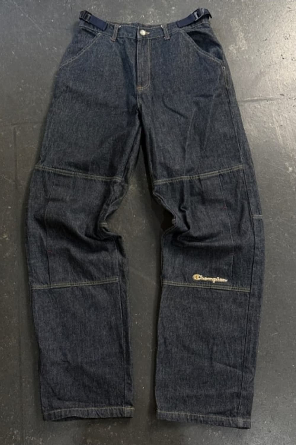 챔피온 절개 데님 바지 상품이미지1