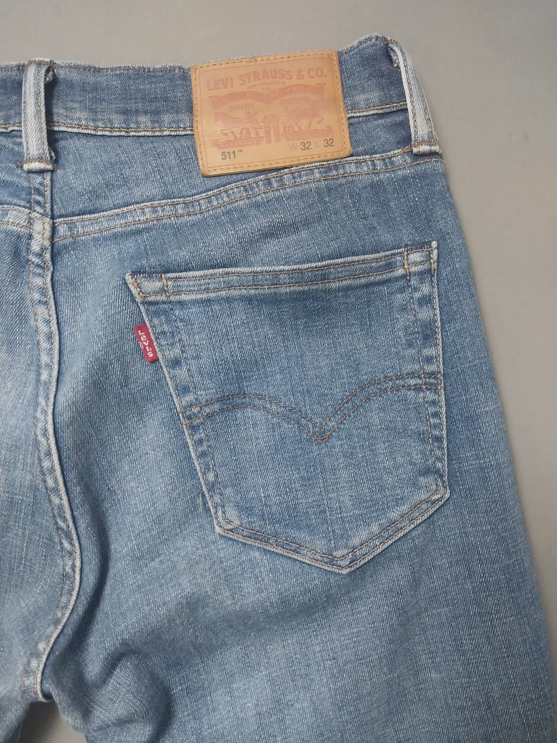 [32] 리바이스 511 중청워싱 슬림진 청바지 상품이미지9