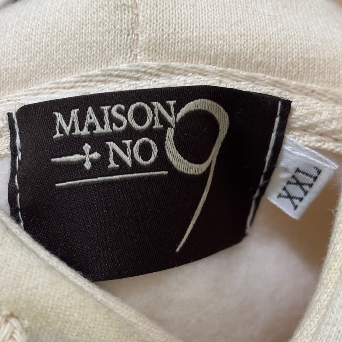 메종 넘버 나인(Maison No. 9) 로즈 그래픽 오버사이즈 후드 상품이미지5