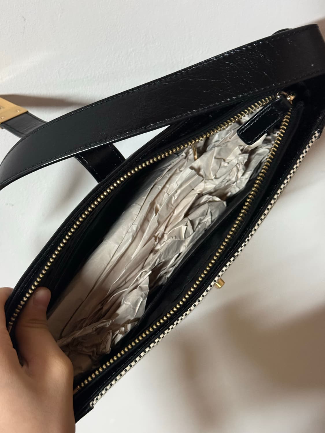 시즌한정 CARLYN 칼린 클래식 소가죽 캔버스백 상품이미지5