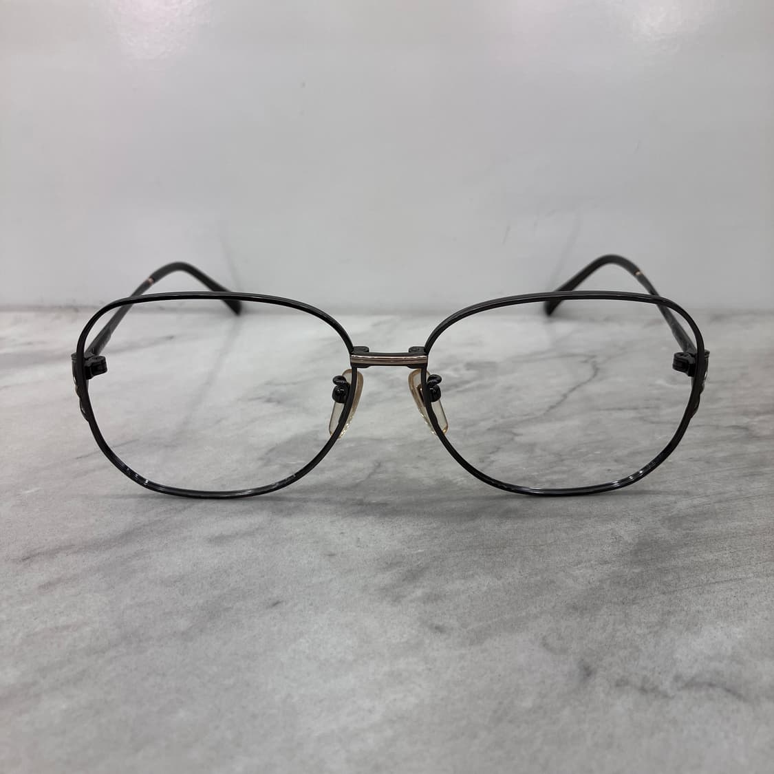 C03 앤 클라인 ANNE KLEIN 레트로 와이드 메탈테 안경 상품이미지6