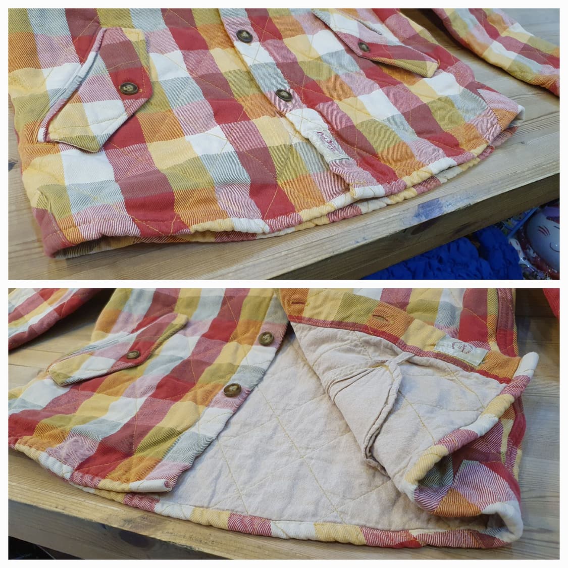 95/66.리바이스 플란넬 패딩남방(공용) 상품이미지7