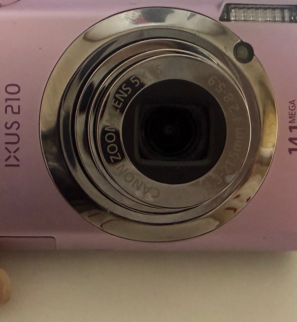 캐논 익서스 210 핑크 (기스있음,배터리 단자쪽 고무패킹없음) 상품이미지9
