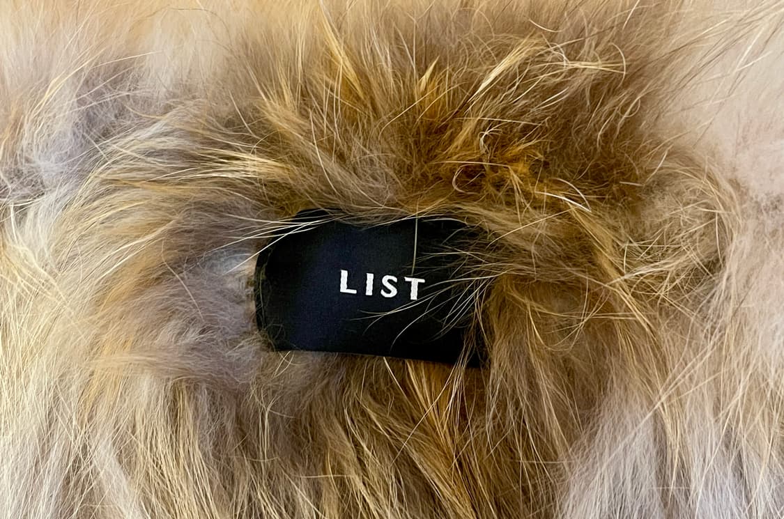 리스트(LIST) 천연 폭스 퍼코트(55~66) 상품이미지4