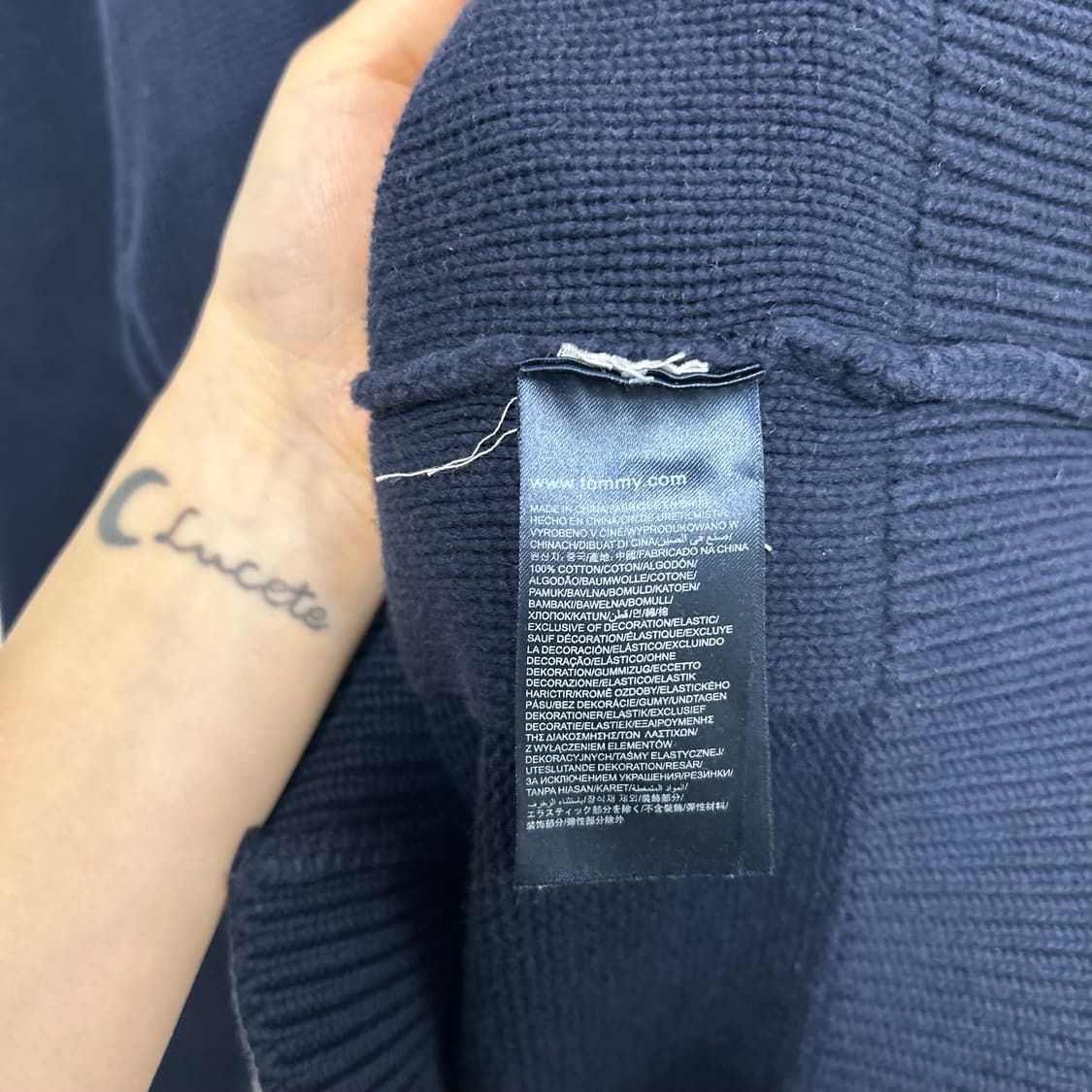 타미힐피거 니트집업[1677] 상품이미지7