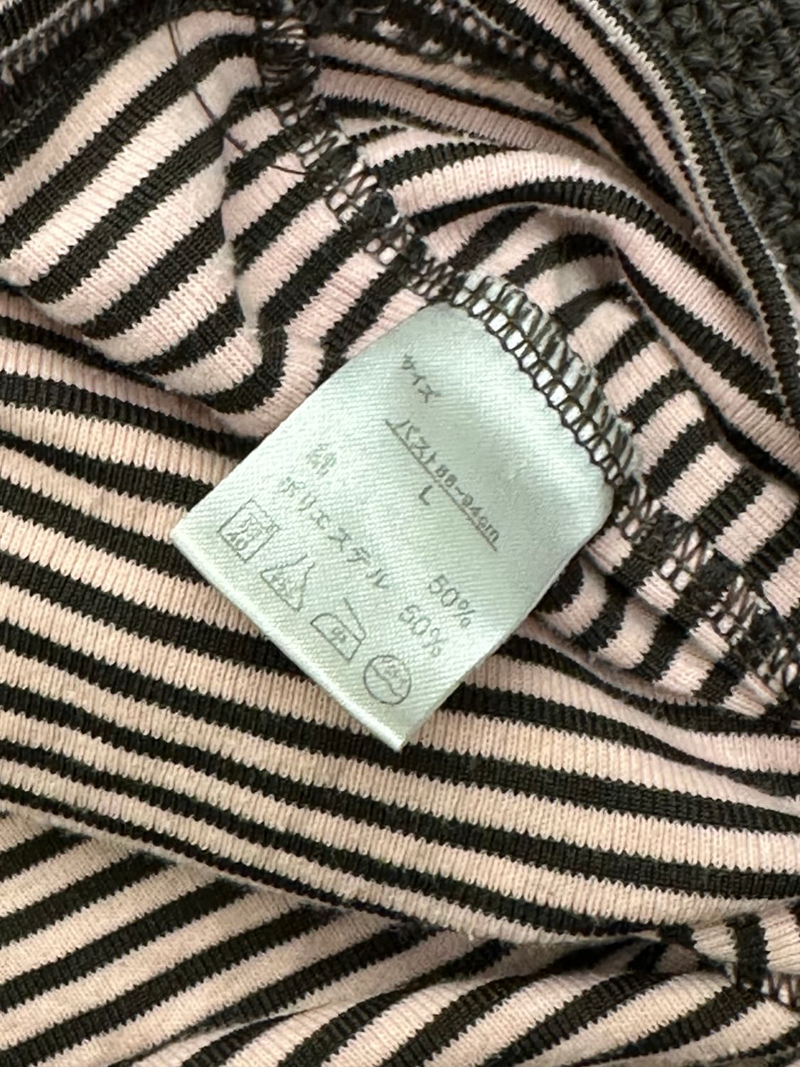 L)Japanese vintage 여성 브라운 핑크 레이스 나시 상품이미지4