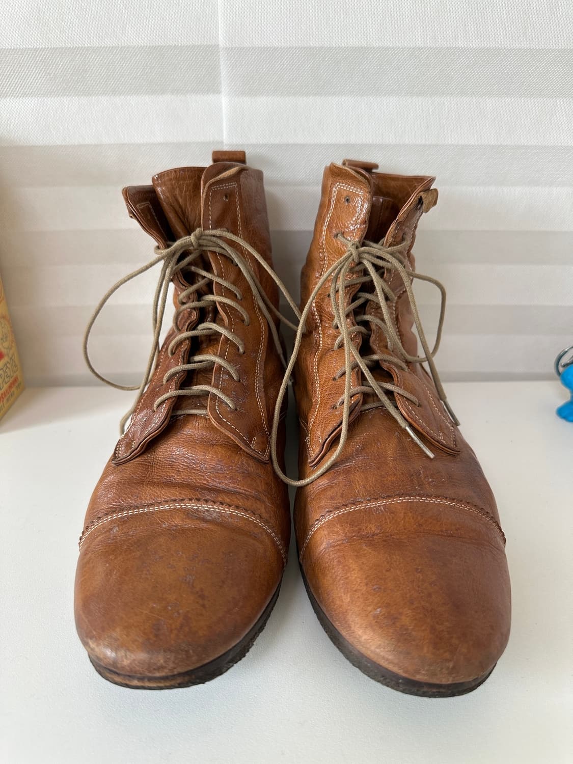 Mihara Yasuhiro Cap Toe Leather Boots 상품이미지4