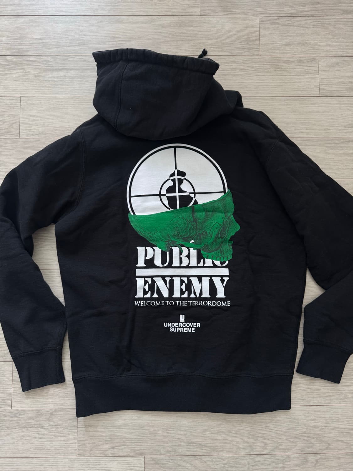 슈프림 x 언더커버 public enemy 후디 상품이미지2