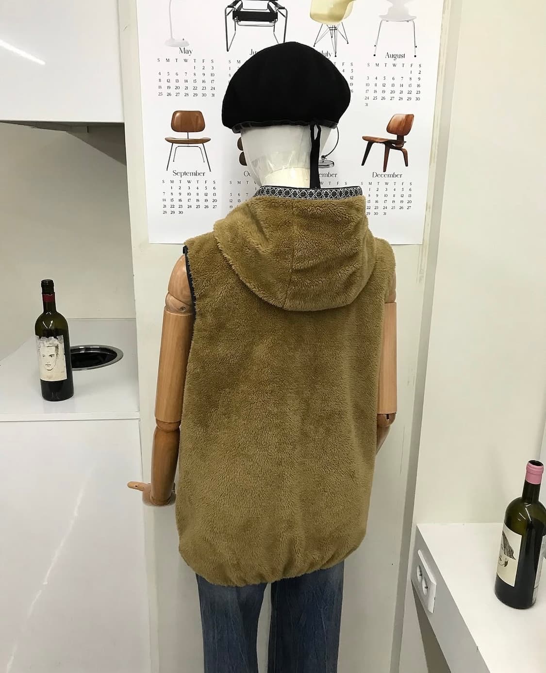 리버시블 후드 플리스 베스트 상품이미지9