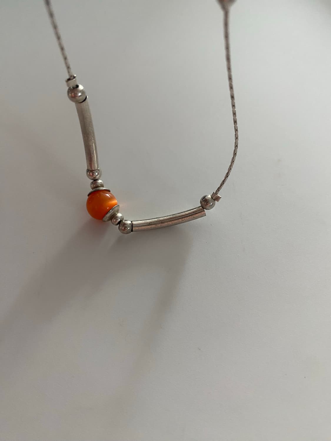 오렌지 스톤 실버톤 팔찌 상품이미지6