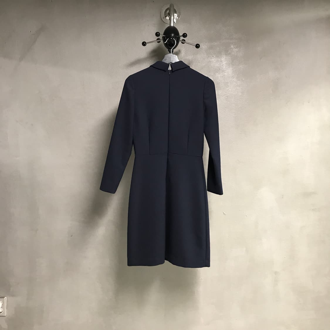 APC 아페쎄 카라 원피스 네이비 XS 상품이미지5