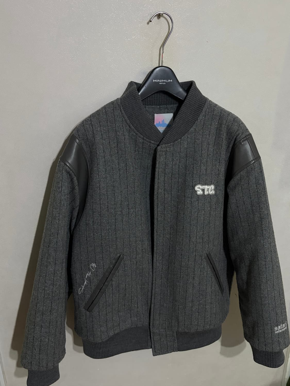 사파리스팟 바시티 자켓 그레이 상품이미지6