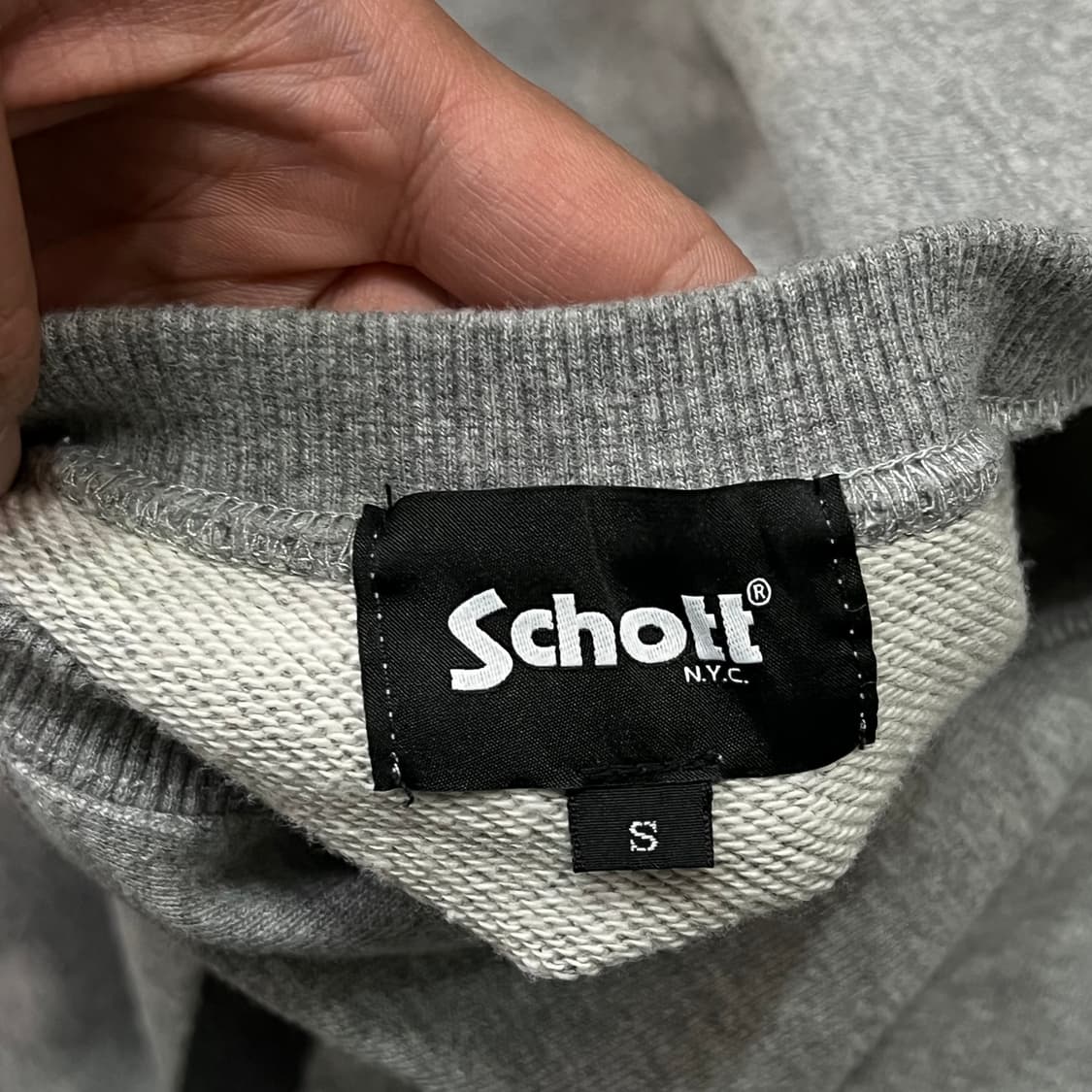  네이버후드x schott 프린팅 맨투맨 y15971 상품이미지6