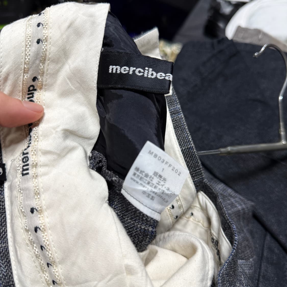 Mercibeaucoup 이세이 미야케 체크 배기 하렘 사루엘 팬츠 상품이미지7