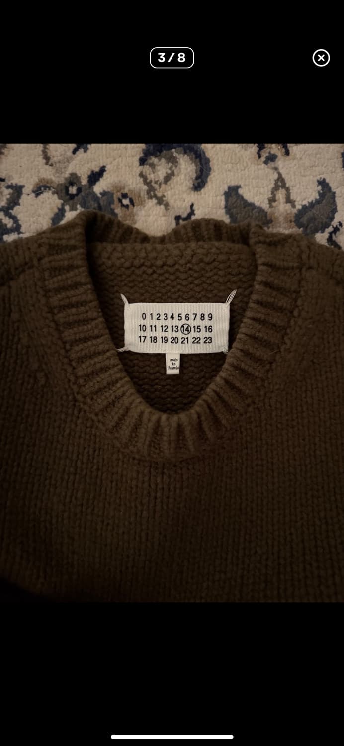 Maison Margiela Knit _ Olive Green 상품이미지4