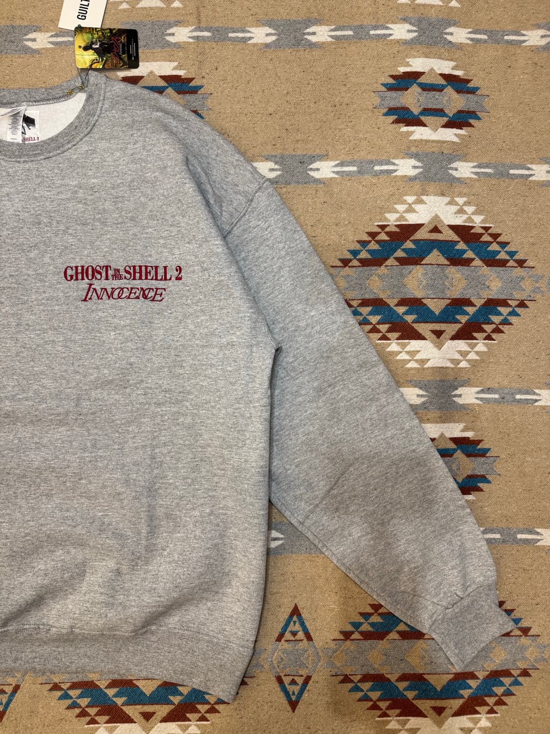 [XL] 와코마리아 x 고스트쉘 맨투맨 그레이 상품이미지3