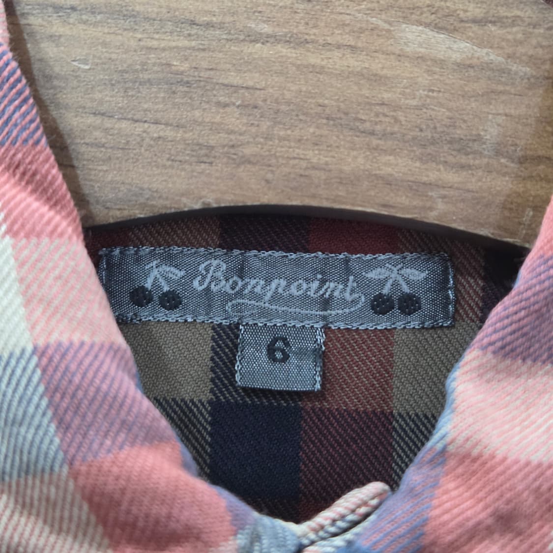 봉쁘앙 키즈 더블포켓 체크셔츠 6 상품이미지2