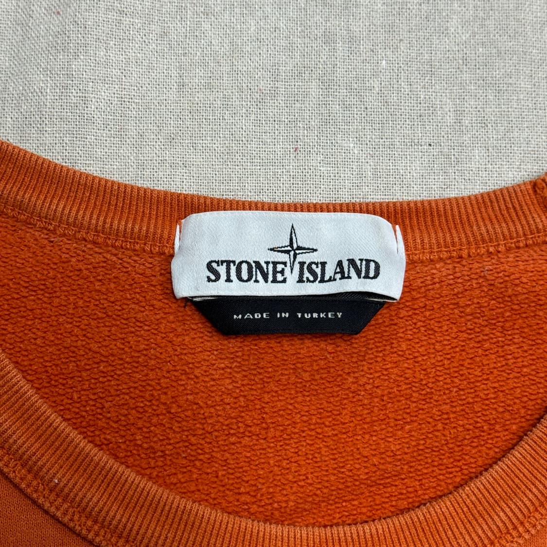 스톤아일랜드 오렌지브라운 절개 스웻 맨투맨 XXL 상품이미지5
