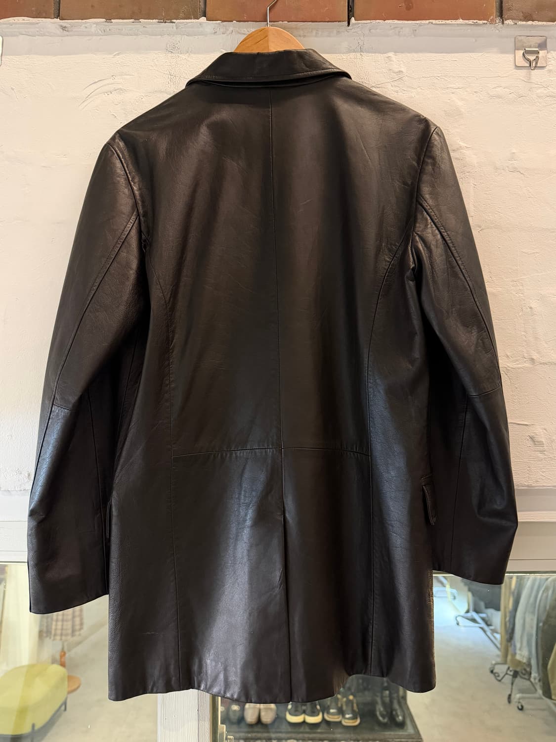 Sacsny Y saccs 요지 야마모토 램스킨 레더 블레이저 자켓 L 상품이미지9