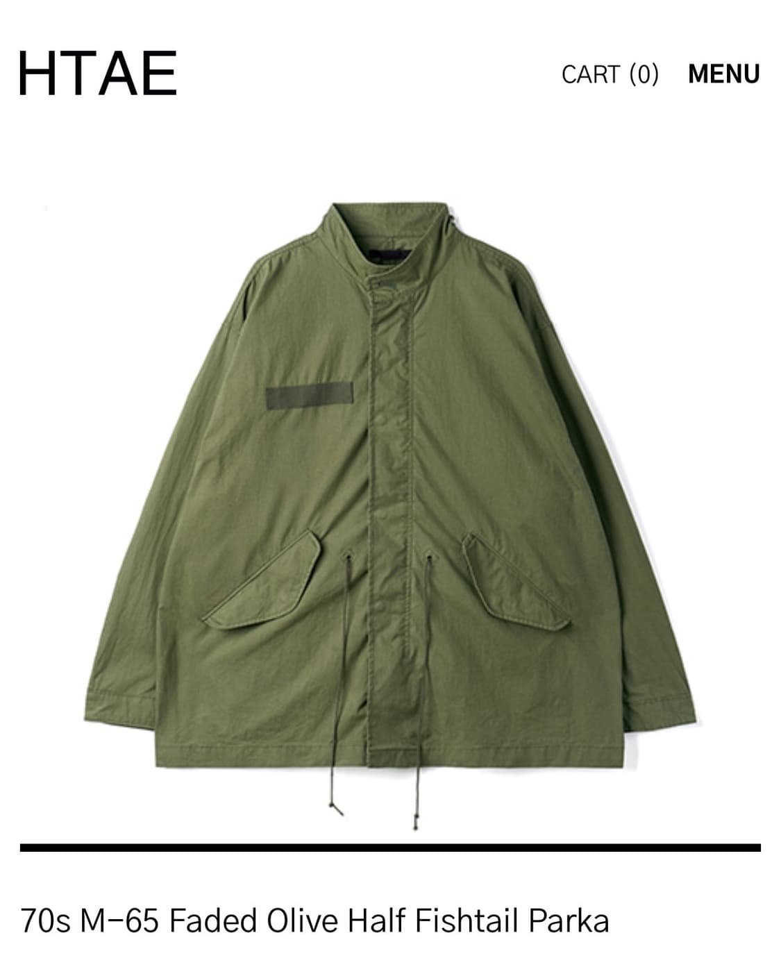 Htae M65 파카 상품이미지1