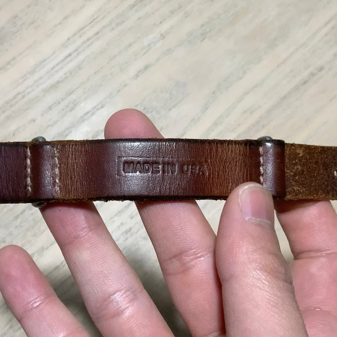 RRL 더블알엘 가죽 나토 스트랩 상품이미지3