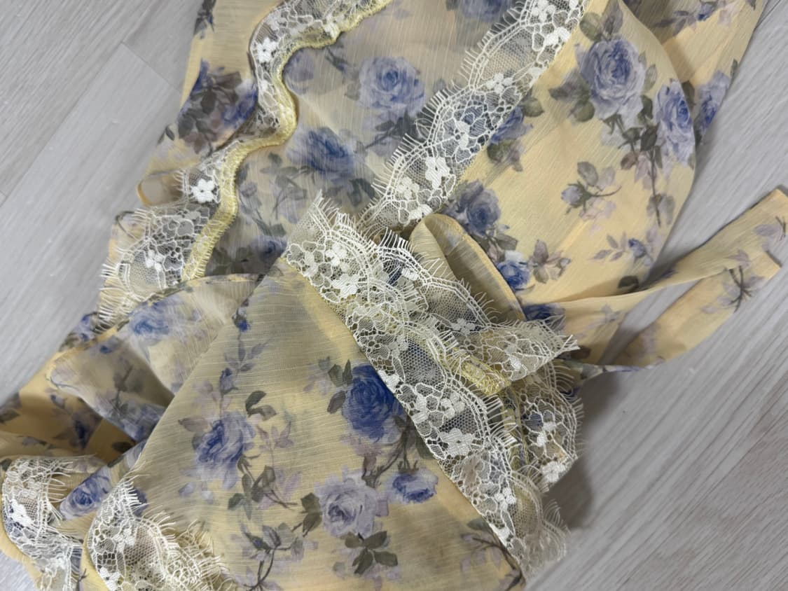 밀크코코아 자체제작 오프숄더 플라워 미니 원피스 S 상품이미지6