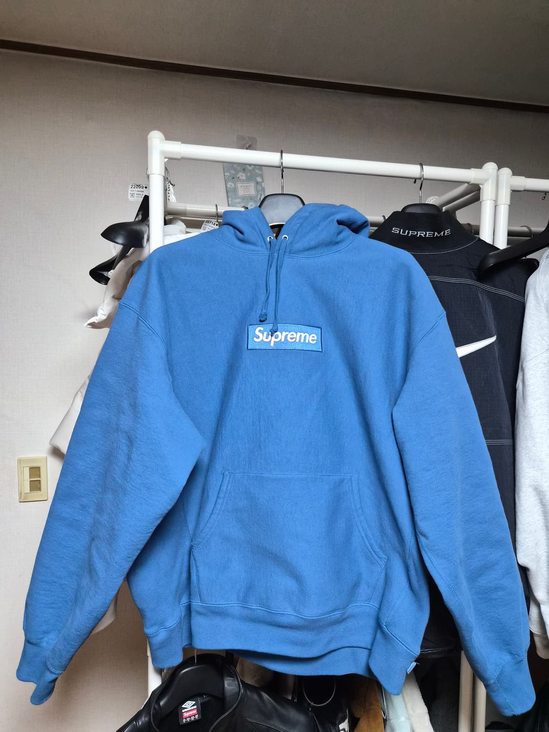 23FW 슈프림 박스로고 후드 (블루) 상품이미지1