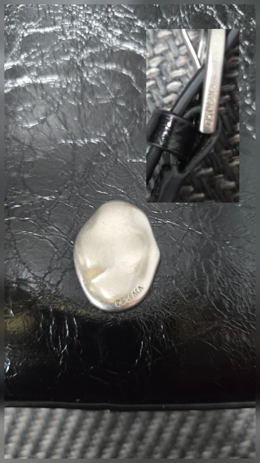 오스트카카 OSTKAKA 크누트 트라이앵글 숄더백 블랙 상품이미지7