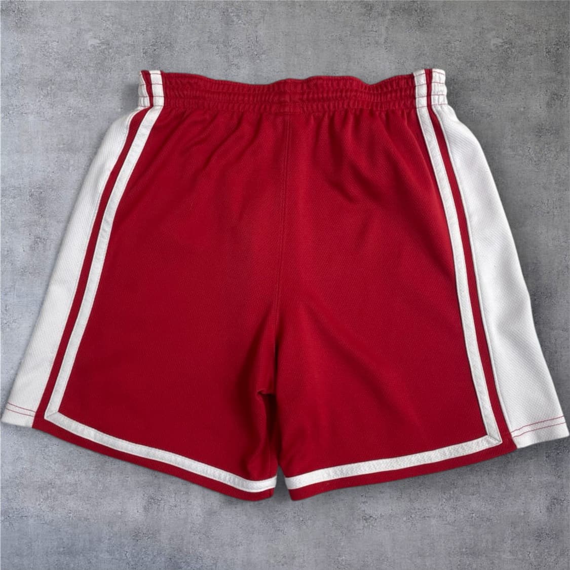 나이키 Nike 알파프로젝트 레드 화이트 배색 메쉬 농구 반바지 XL 상품이미지5