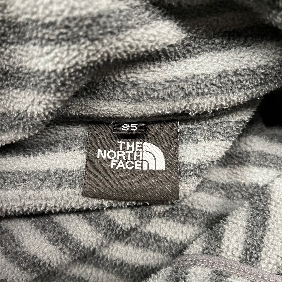 노스페이스 스트라이프 줄무늬 그레이 후리스 85 상품이미지7