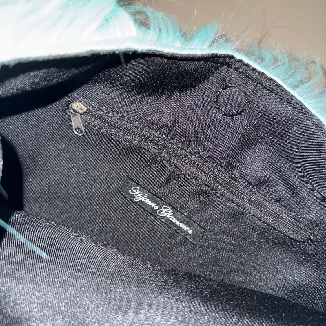 히스테릭 글래머 퍼 백 블루 상품이미지8