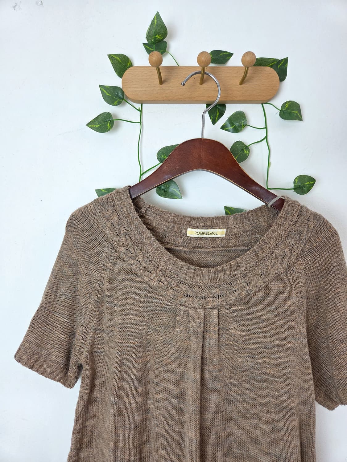 모리 반팔 니트 원피스 상품이미지2