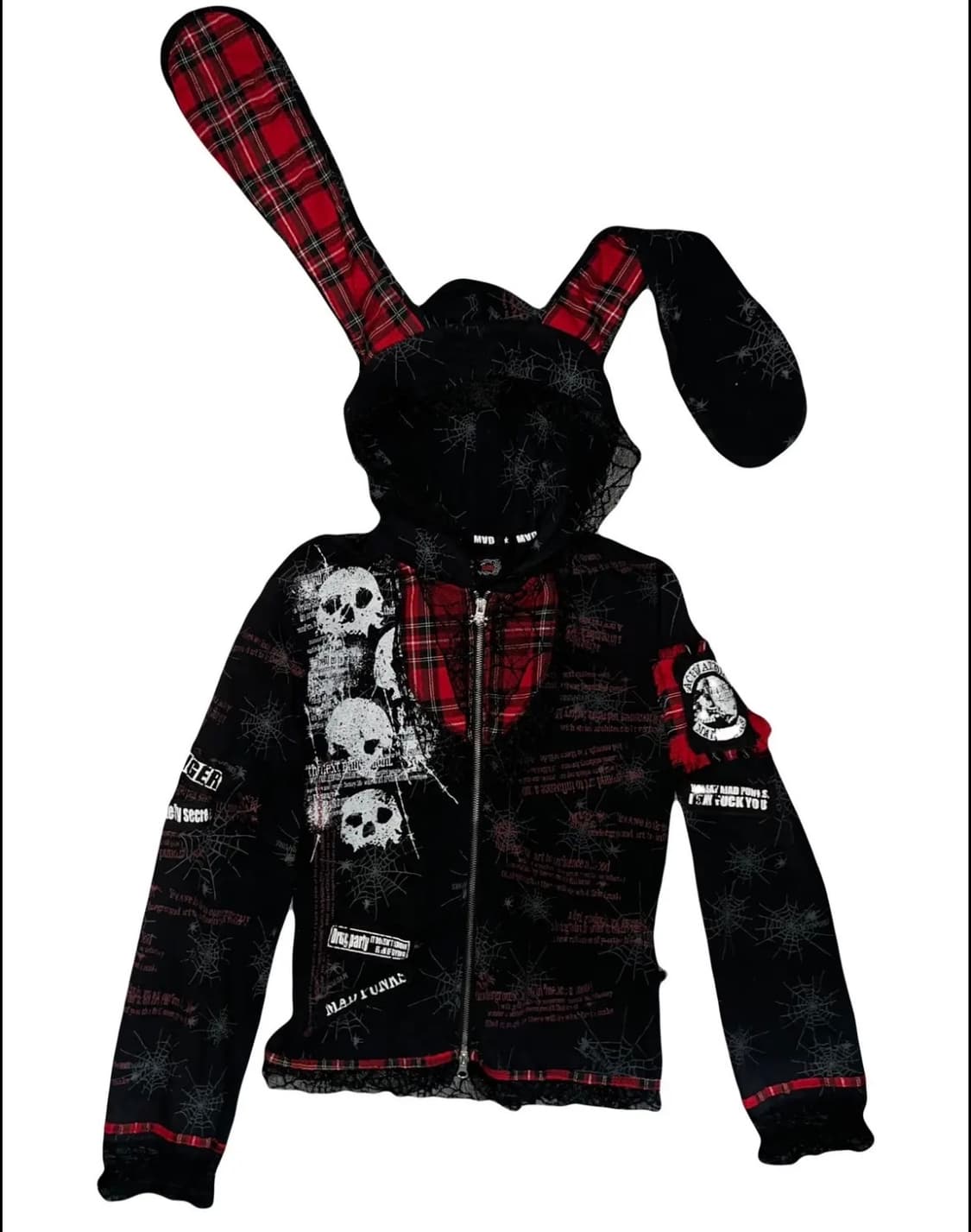 매드펑크 레빗 후드집업 상품이미지1