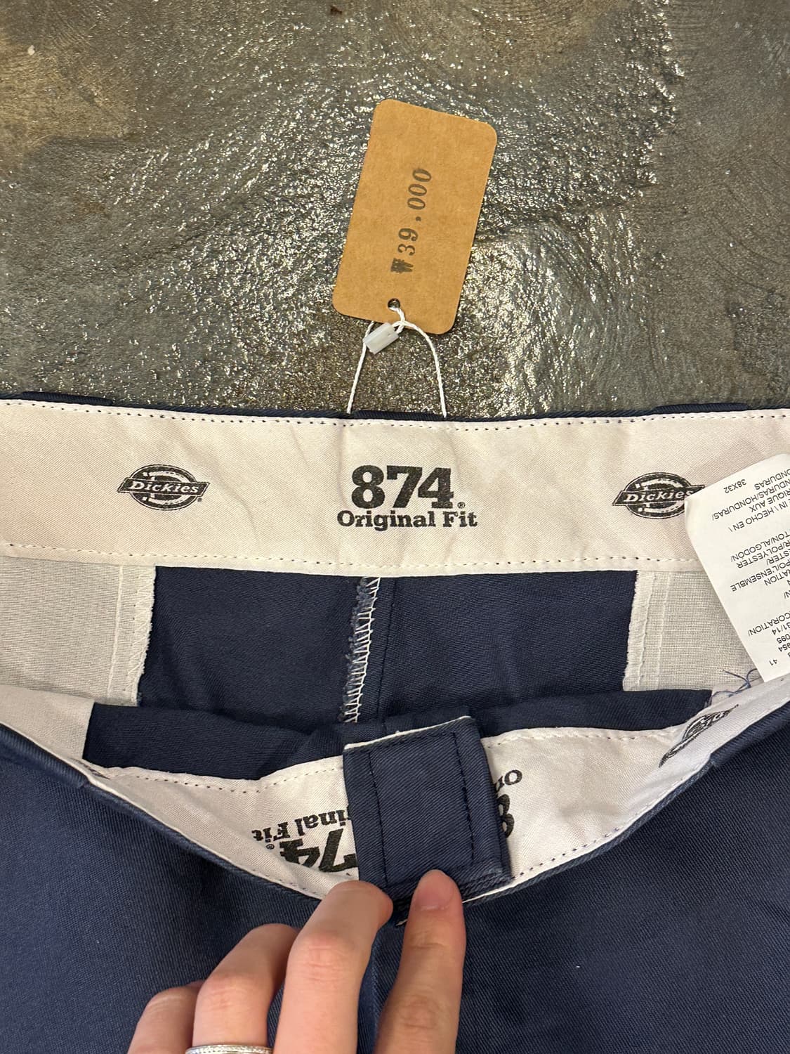 Dickies 디키즈 874 오리지널핏 네이비 38x32 상품이미지3