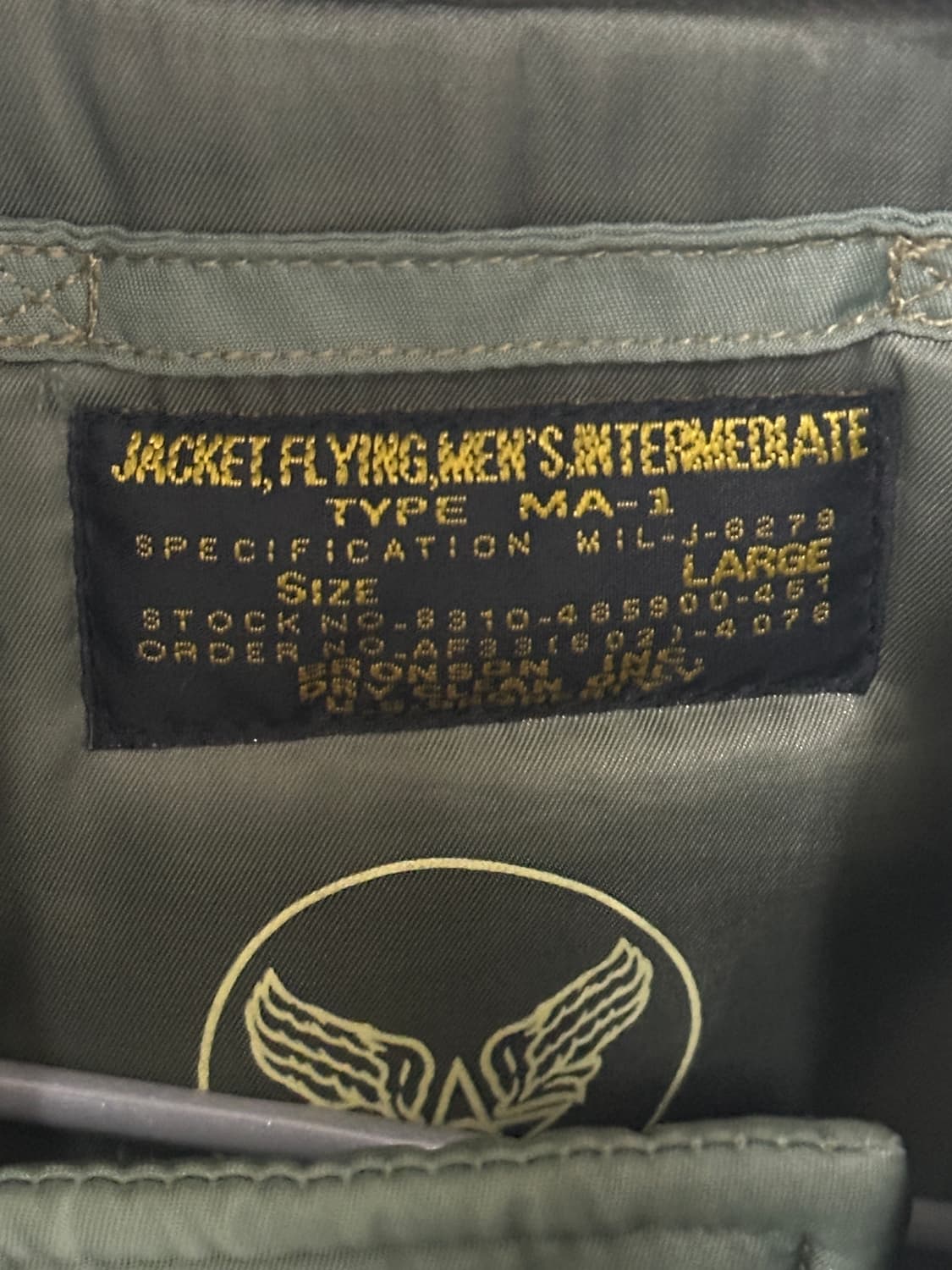 브론슨 ma-1 L 상품이미지6