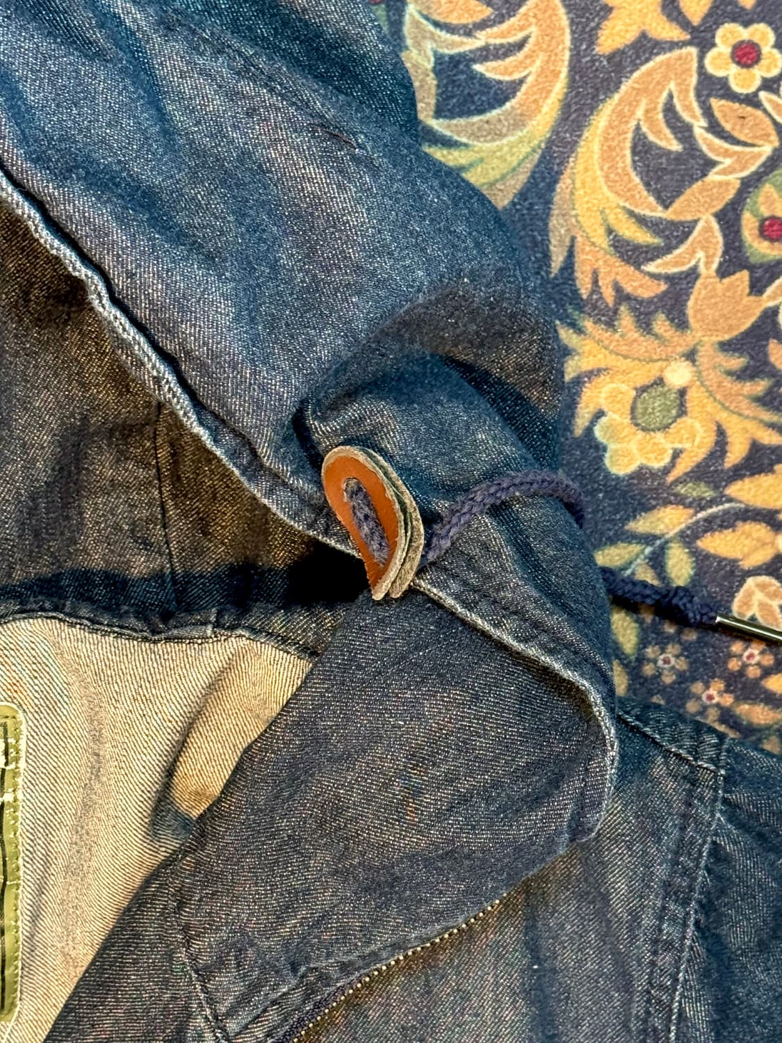 Back Number 데님 피쉬테일 파카 상품이미지4