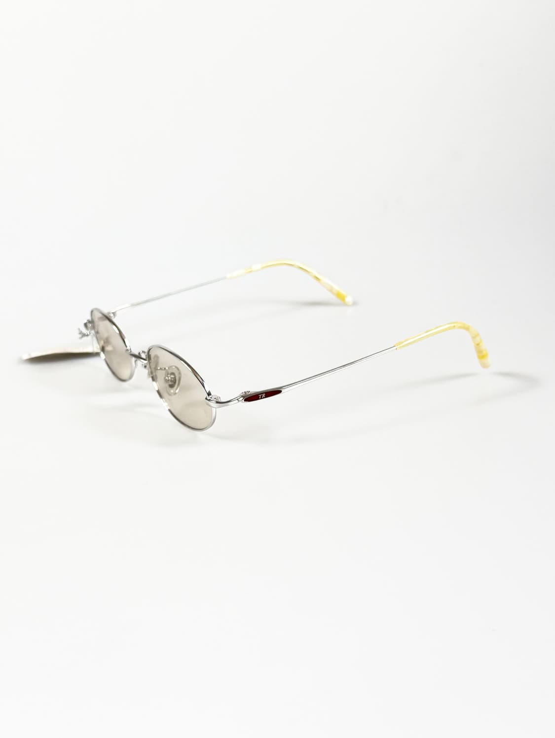 JEEP 실버 슬림 오벌 메탈 프레임 빈티지 안경 상품이미지3